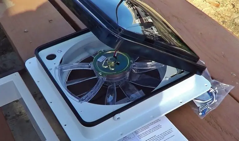 RV Vent Fan And AC Combo