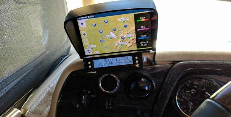 Modern GPS in a RV