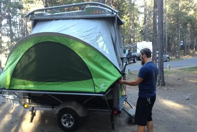Pop Up Tent Trailer Assembling