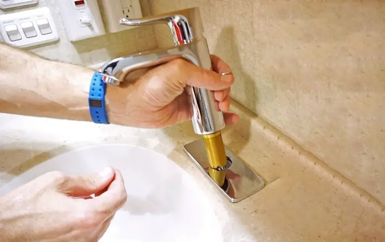 Replacing Faucet In RV Bathroom