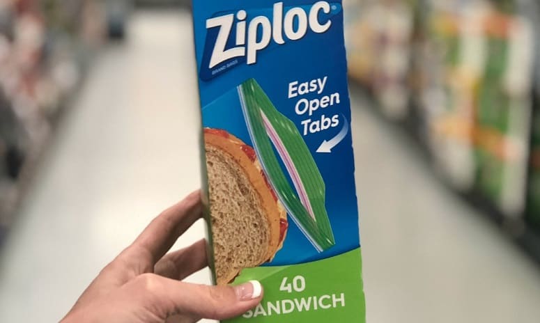 Holding Ziploc Bags