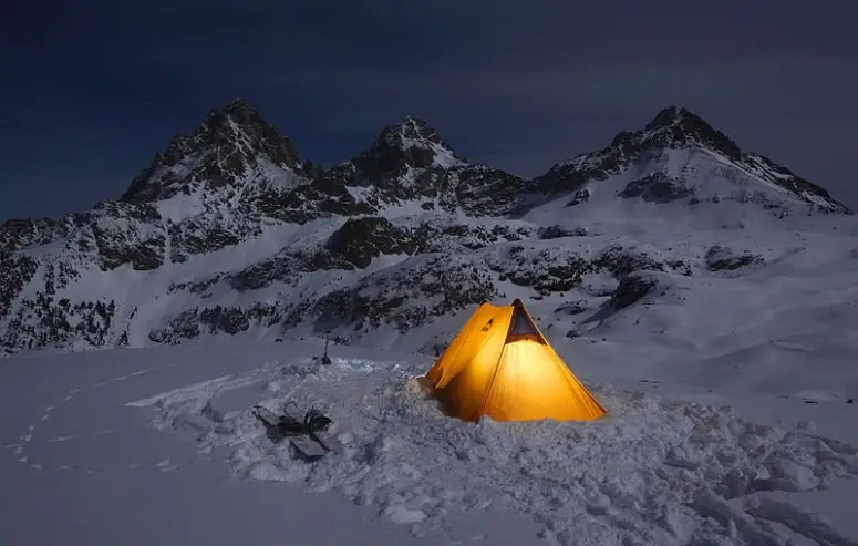 Winter Camping Spot