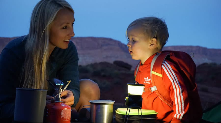 kid friendly meal while camping