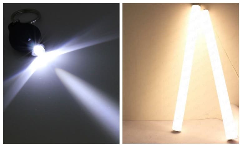 Focused Light Versus 360-Degree Light﻿
