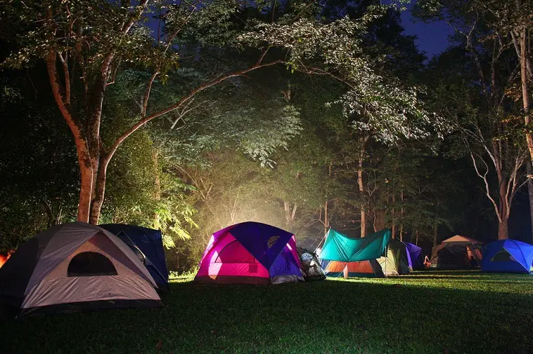 Campsite In Quiet Hours