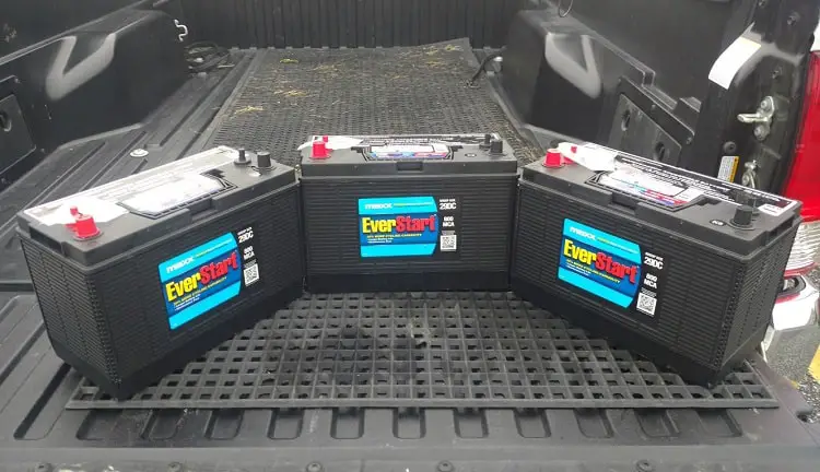 Three Trolling Motor Batteries