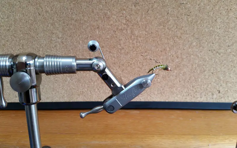 Fly tying vise jaws