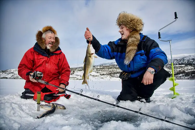 buddy system ice fishing