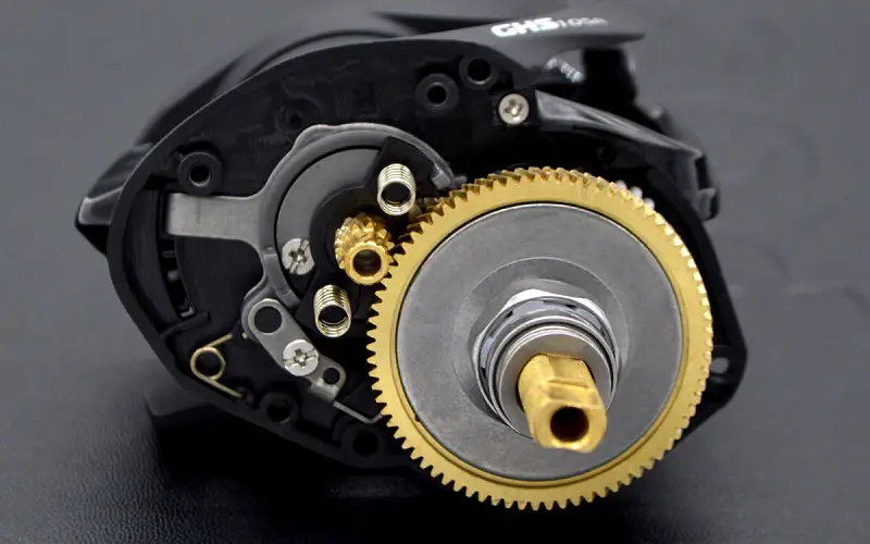 Baitcaster reel gears