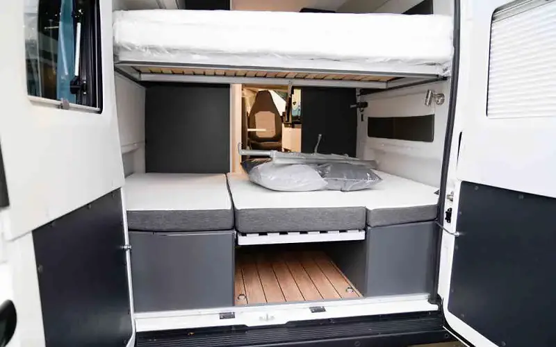 Campervan platform bed