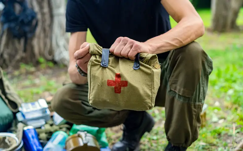 First aid kit is must-have for your solo camping