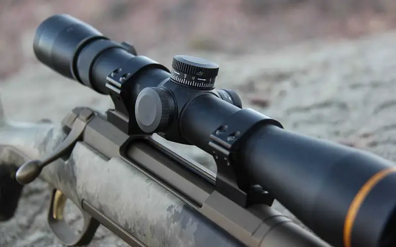 scope rings on rifle