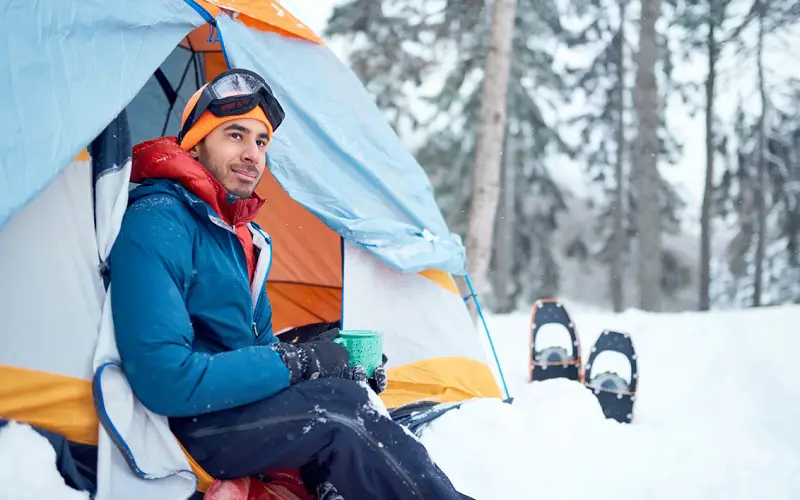 Appropriate clothes for winter camping
